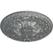 Ekena Millwork Amelia Ceiling Medallion (Fits Canopies up to 2 3/8"), Hand-Painted Platinum, 19 5/8"OD x 3/4"P CM20AMPLS - alternate 4